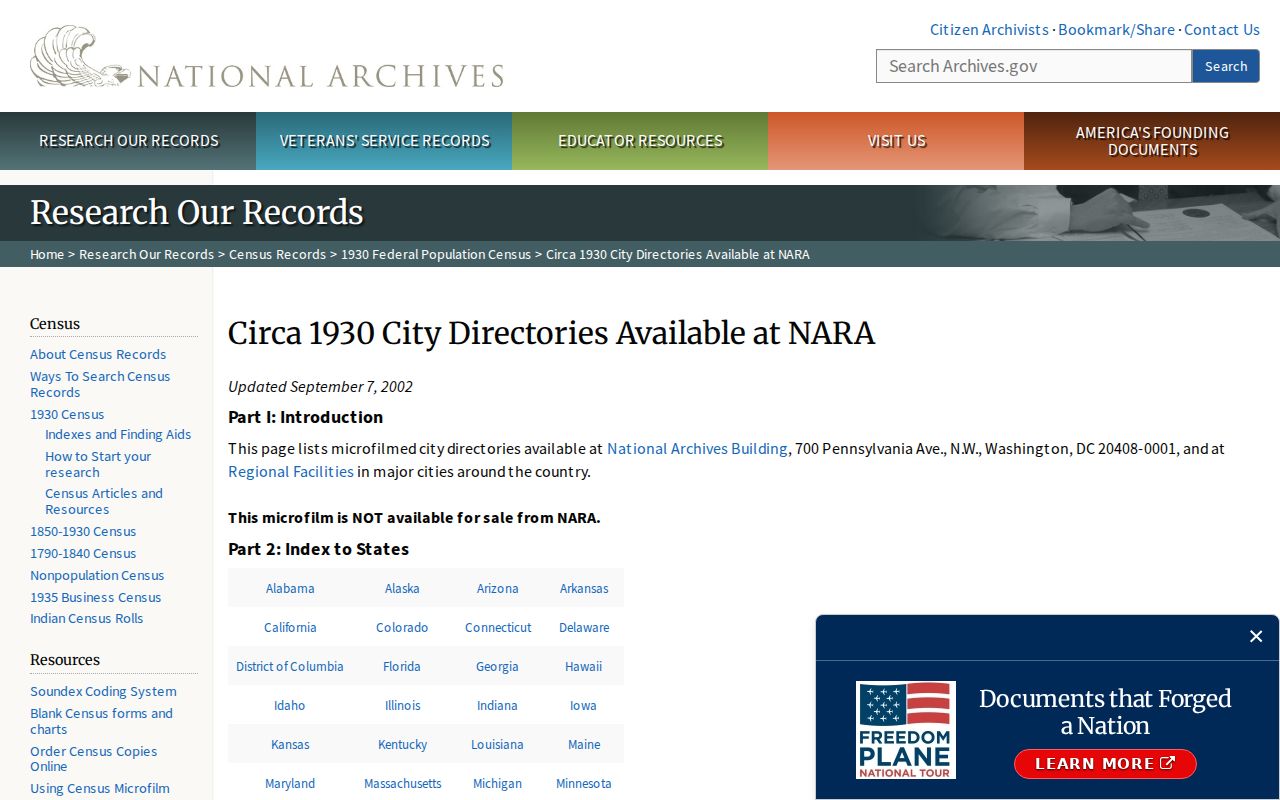 Wildomar city directory research using the NARA Riverside directory list