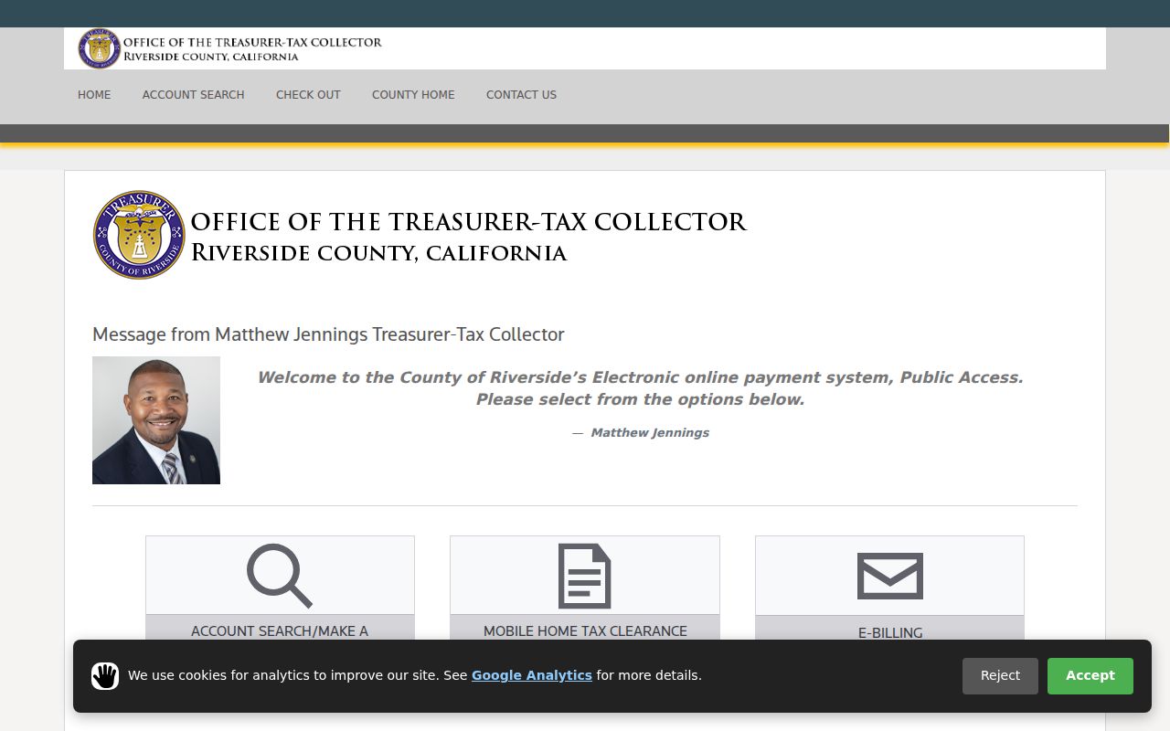 Wildomar street directory county property tax portal address view